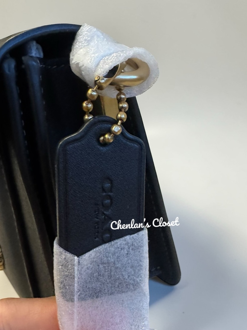 NWT Coach Tabby Shoulder Bag 26 with Pins Black Leather - Picture 13 of 15